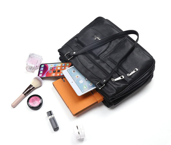 Multi-Compartment Women’s Shoulder and Crossbody Handbag – FlexiCarry | Bowlift