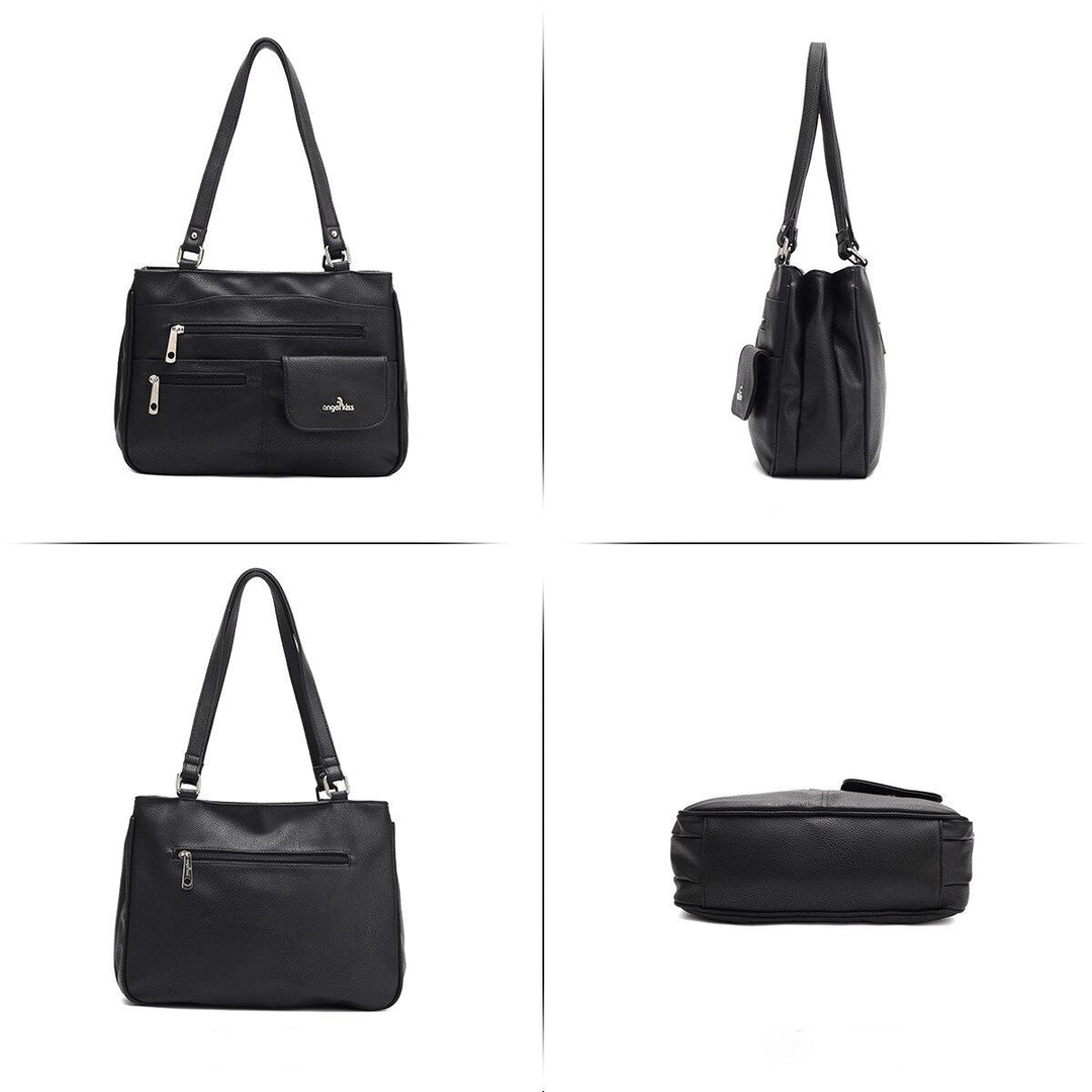 Multi-Compartment Women’s Shoulder and Crossbody Handbag – FlexiCarry | Bowlift