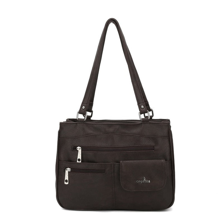 Multi-Compartment Women’s Shoulder and Crossbody Handbag – FlexiCarry | Bowlift