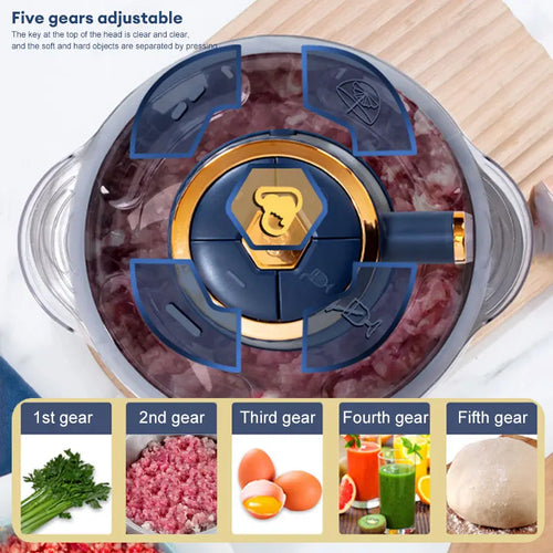 Multi-Function Electric Meat Grinder Stainless Steel Food Processor | Bowlift