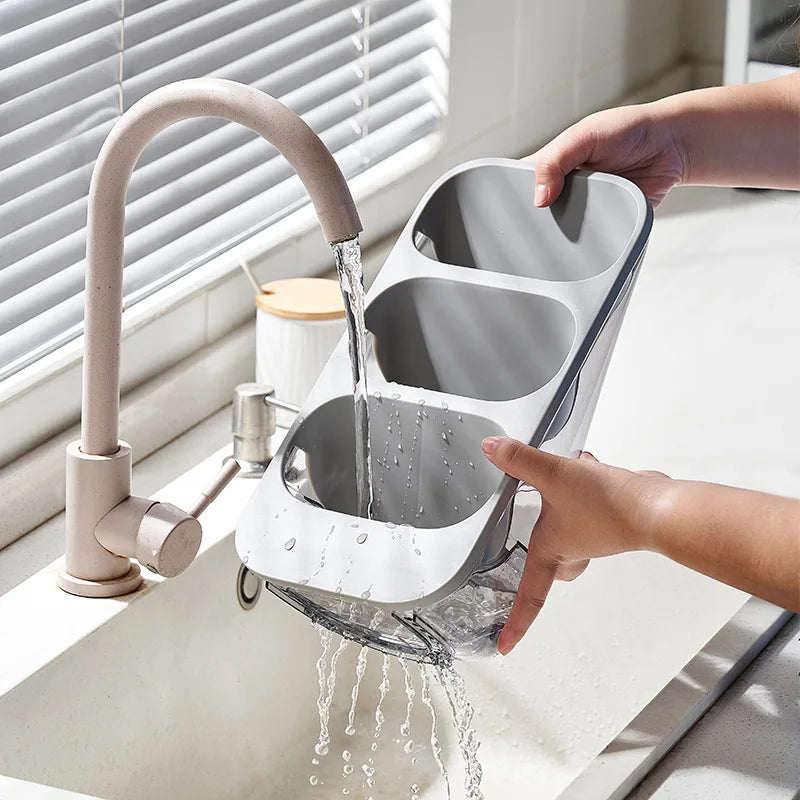 Multi-Functional Kitchen Storage Rack Utensil Drainer Holder Dish Rack | Bowlift