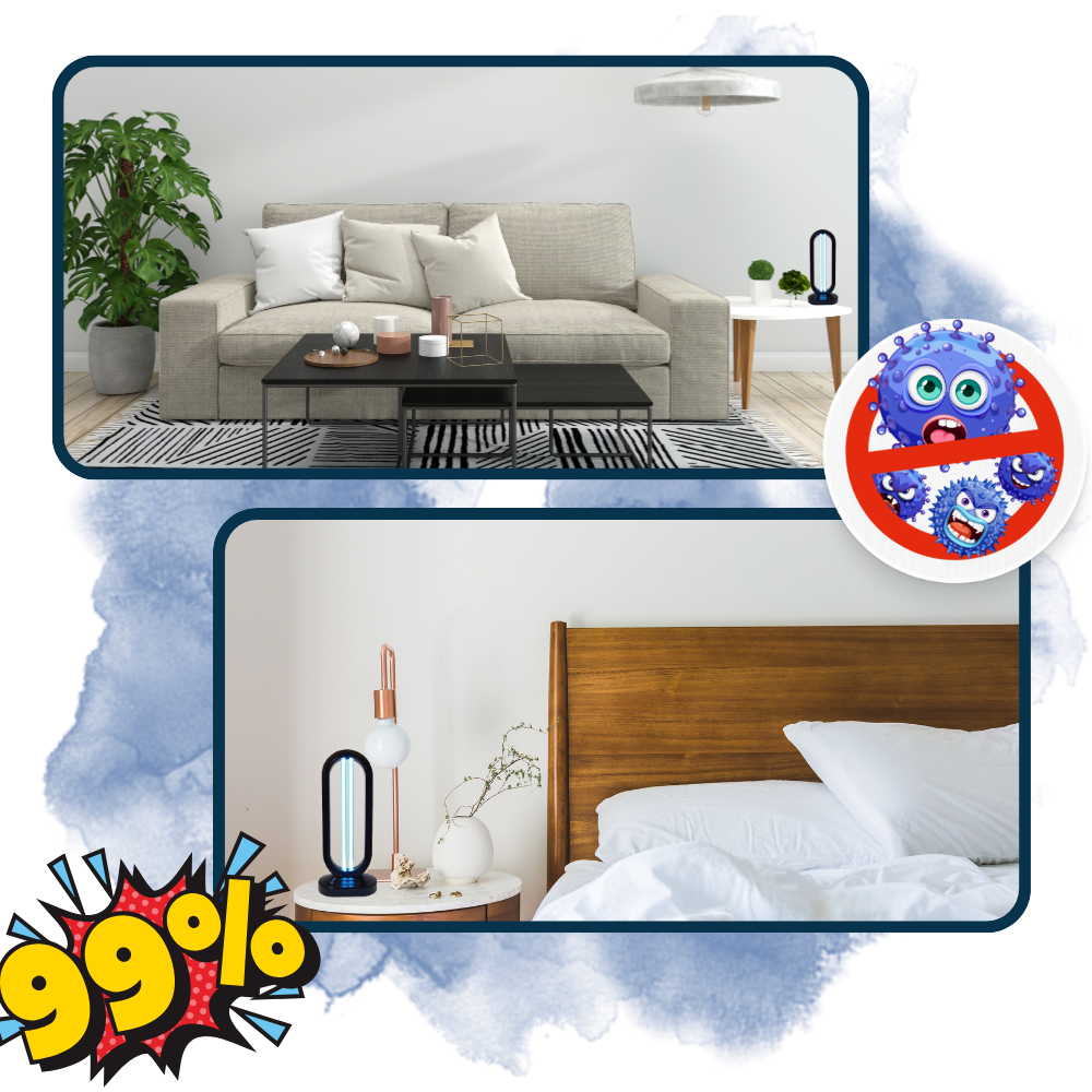 BowLift | Multi-Surface UV Disinfectant Bulb – Strongest Bed Bug Killer for Home & Travel Use