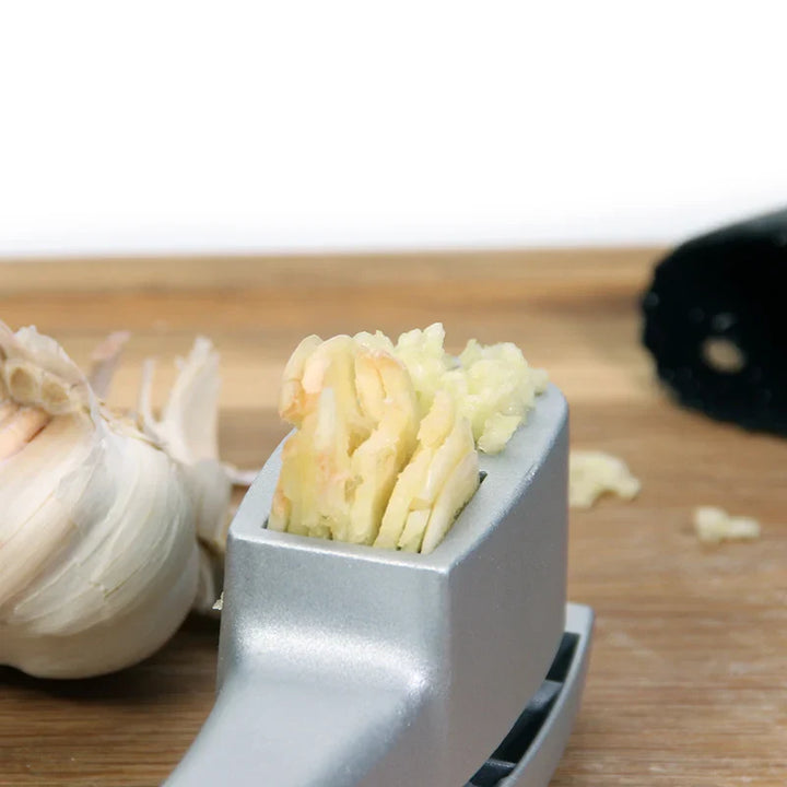 Multifunction Aluminum Garlic Press Set with Silicone Tube Roller | Bowlift