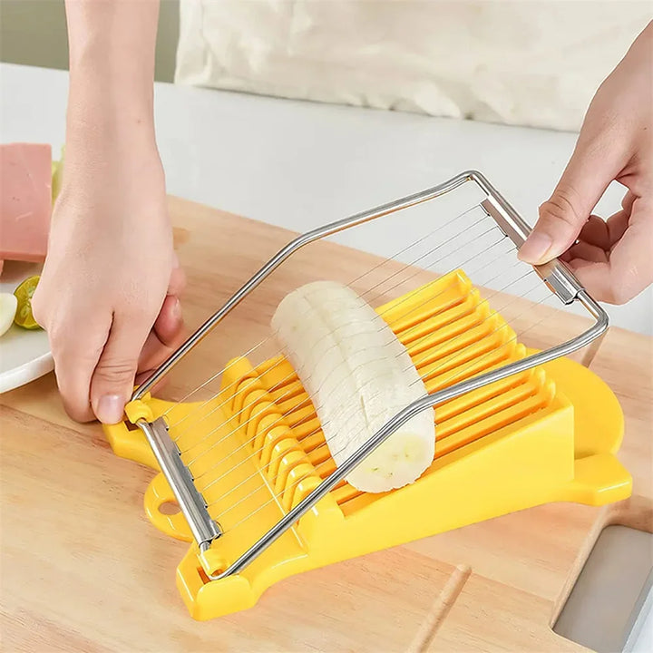 Multifunctional Luncheon Meat Egg Cutter Stainless Steel Food Slicer | Bowlift