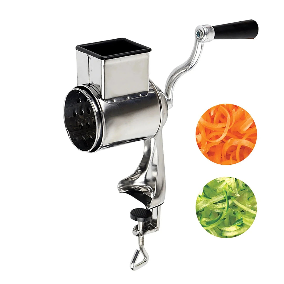 Multifunctional Vegetable Cutter Stainless Steel Manual Rotary Grater | Bowlift