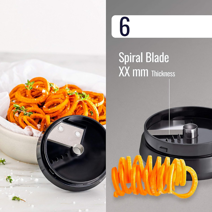 BowLift | Multifunctional Vegetable Spiral Slicer with Stainless Steel Blade