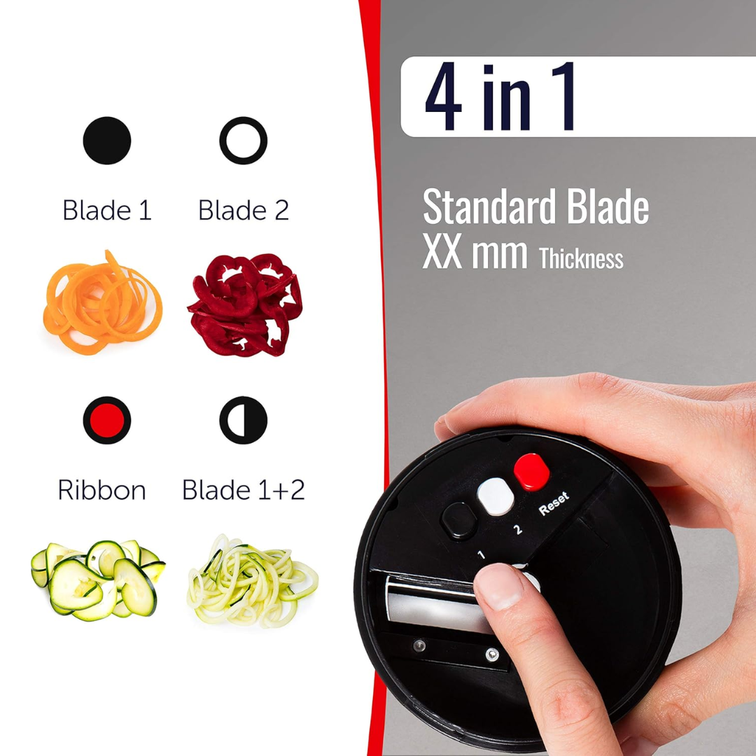 BowLift | Multifunctional Vegetable Spiral Slicer with Stainless Steel Blade