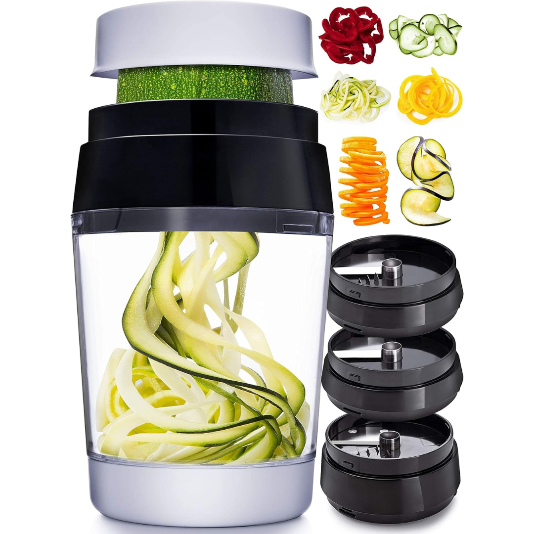 BowLift | Multifunctional Vegetable Spiral Slicer with Stainless Steel Blade
