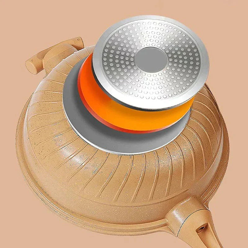 BowLift | Multifunctional Wok Pan with Non-Stick Coating - CookFlex