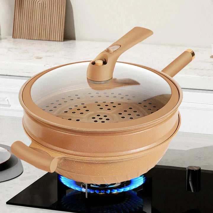 BowLift | Multifunctional Wok Pan with Non-Stick Coating - CookFlex