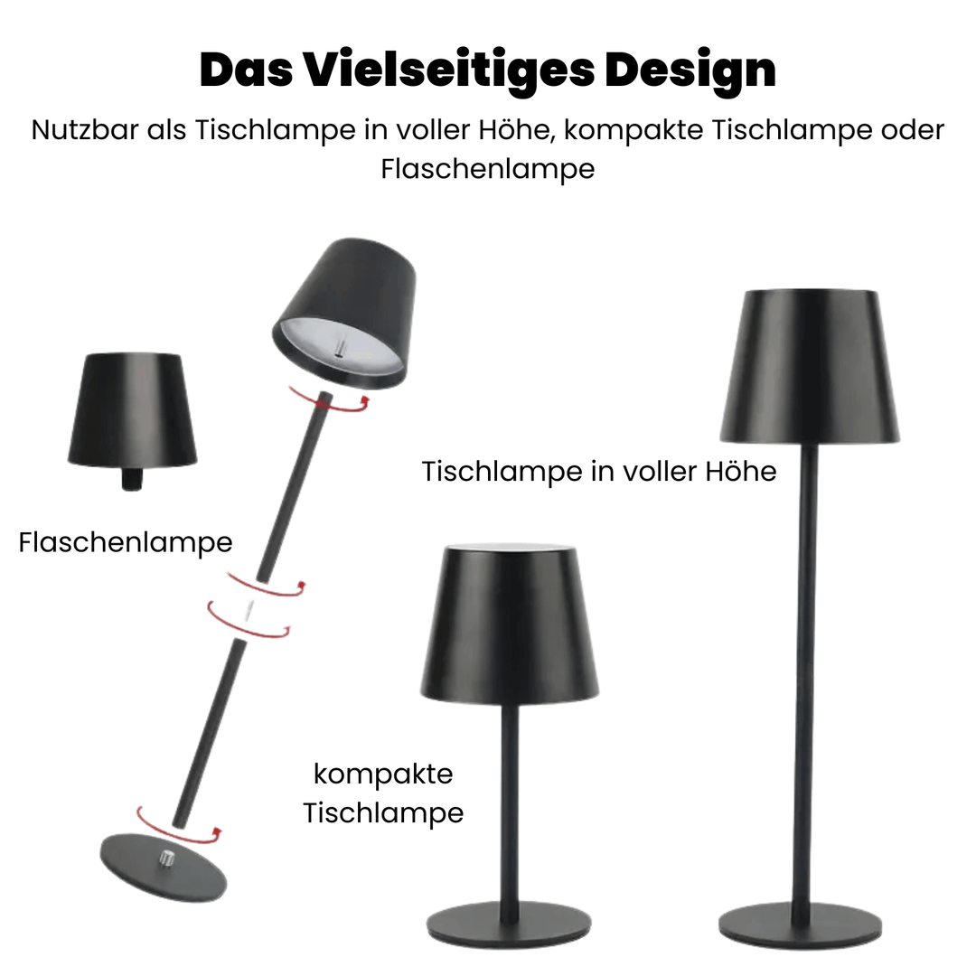 BowLift | LED Table Lamp – Wireless, Touch Control & Dimmable Light