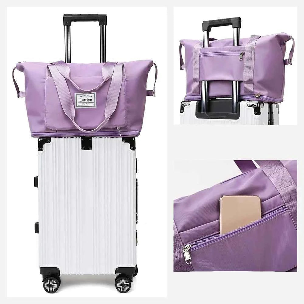 Foldable travel bag with large storage space | Bowlift