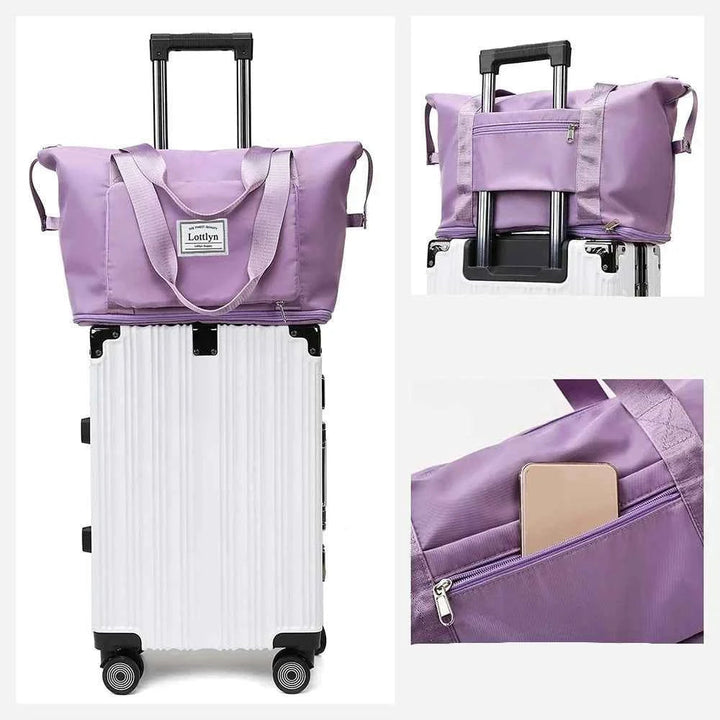 Foldable travel bag with large storage space | Bowlift