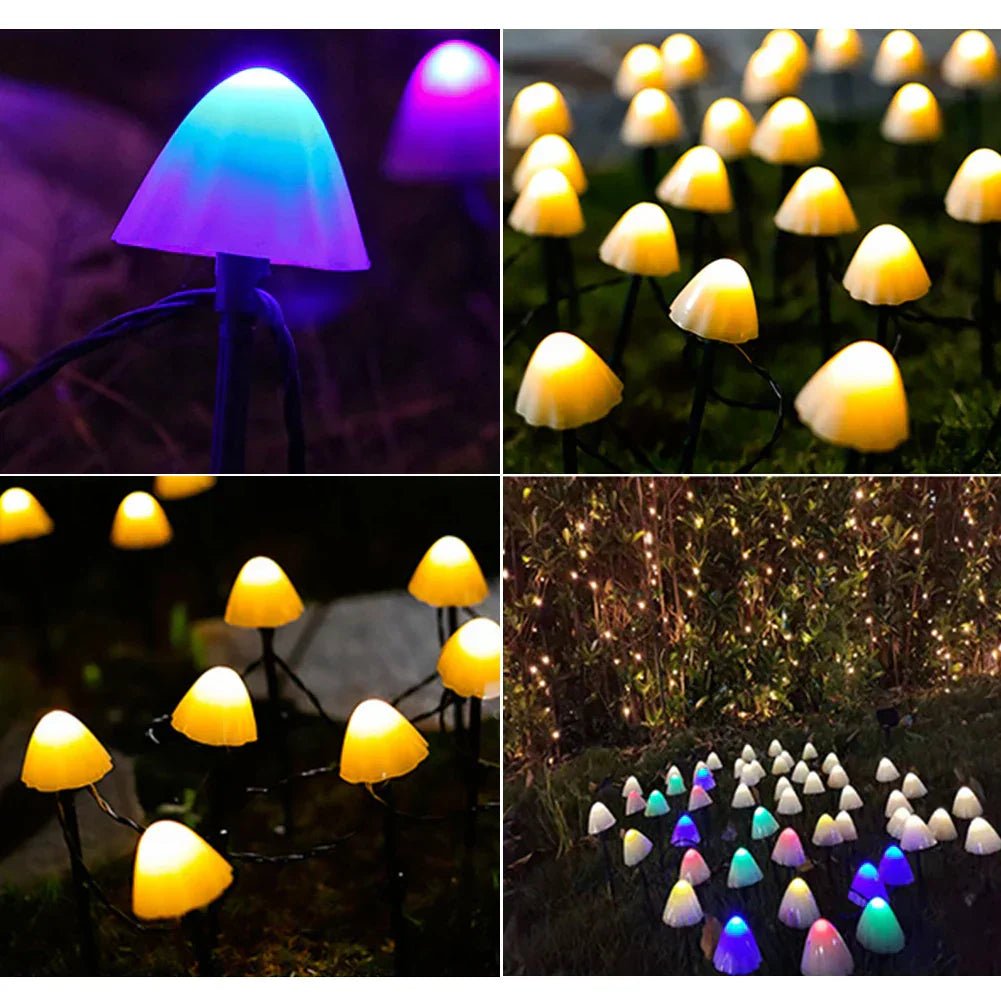 BowLift | MUSHROOM GLOW – Solar LED Garden Lights for a Magical Outdoor Atmosphere