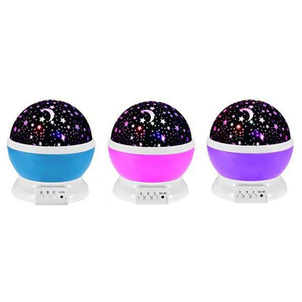 Beautiful night light with starry sky | Bowlift