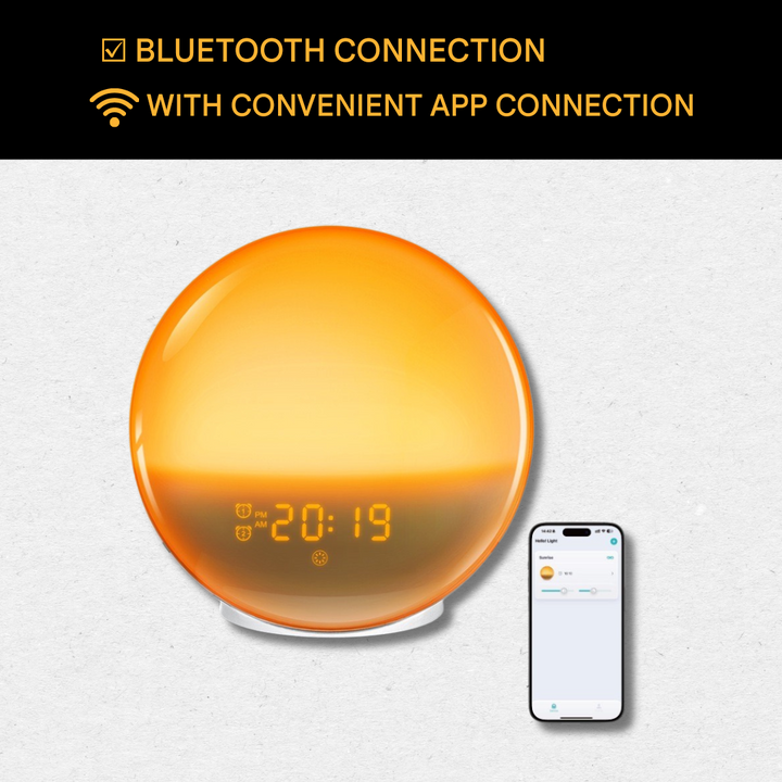 BowLift | Natural Alarm Clock with Wake-up Light - GlowRise