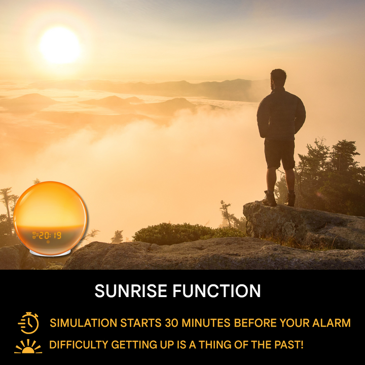 BowLift | Natural Alarm Clock with Wake-up Light - GlowRise