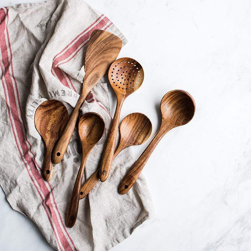 BowLift | Natural Wooden Kitchen Set - RustiCook