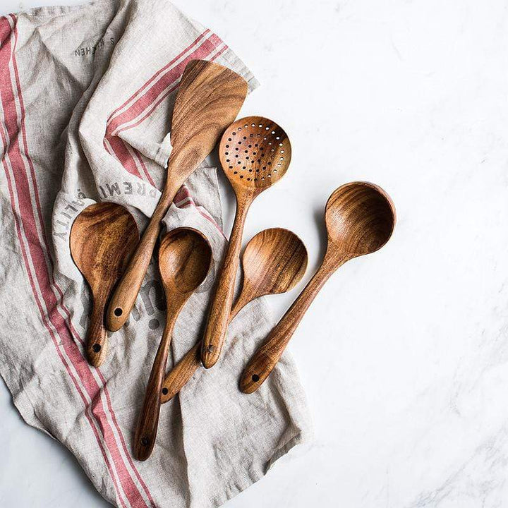 BowLift | Natural Wooden Kitchen Set - RustiCook