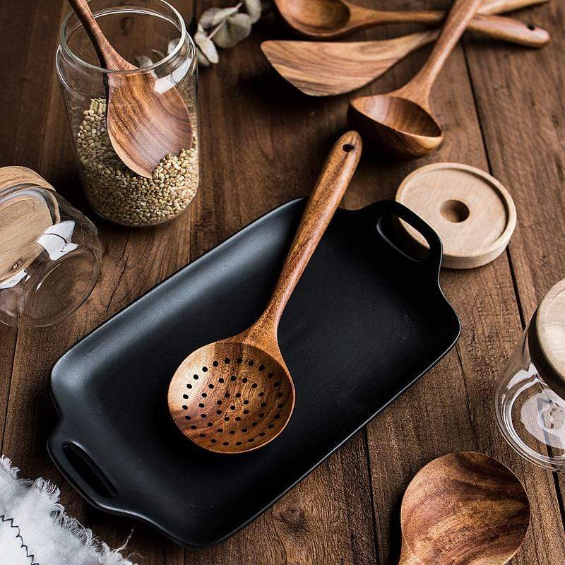 BowLift | Natural Wooden Kitchen Set - RustiCook