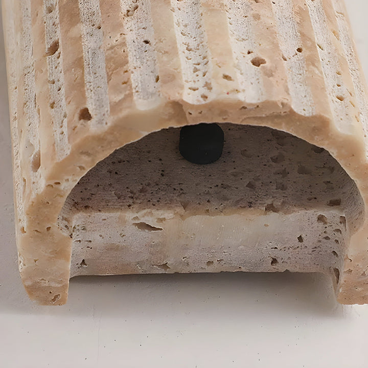 BowLift | Natural Stone Wall Lamp in Elegant Style