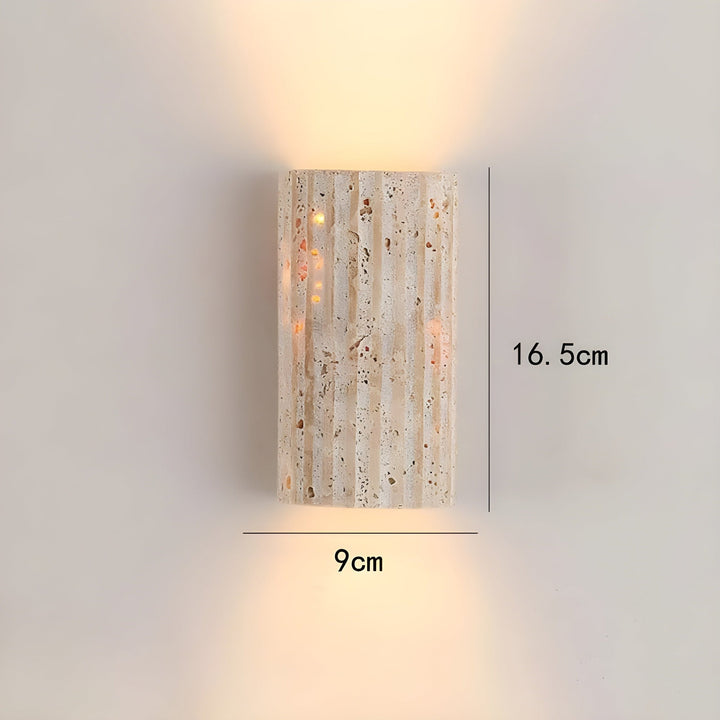 BowLift | Natural Stone Wall Lamp in Elegant Style