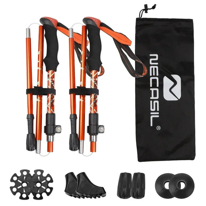BowLift | NECASIL – Collapsible Trekking Poles for Stable Hiking Support
