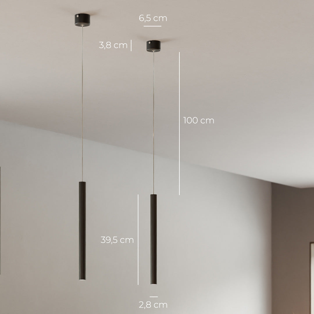 BowLift | RayAura Minimalistic LED Pendant Light | Modern Design | Elegant Ceiling Lamp for Living Room & Office