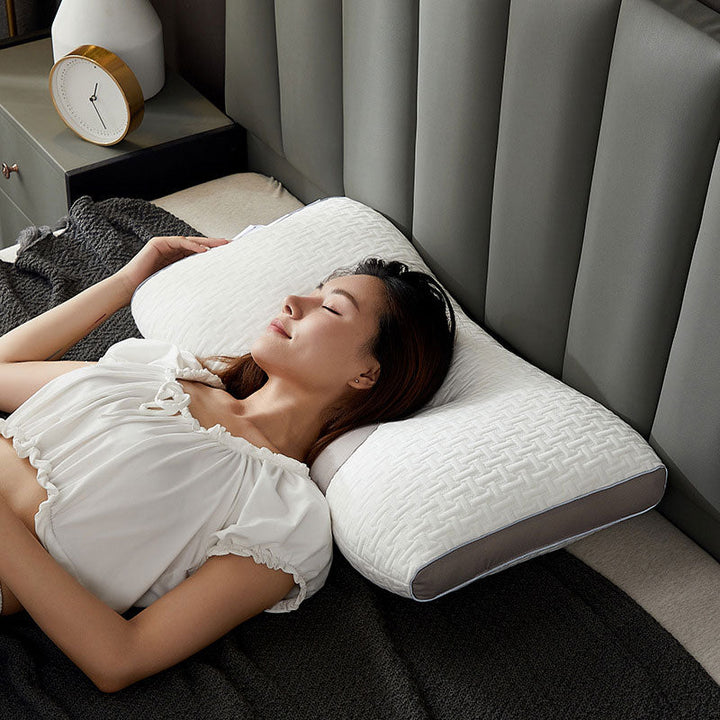 BowLift | Hybrid Pillow for Back and Side Sleepers - Neck and Shoulder Support Pillow