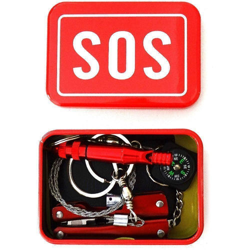 Portable SOS survival kit with 8 tools | Bowlift