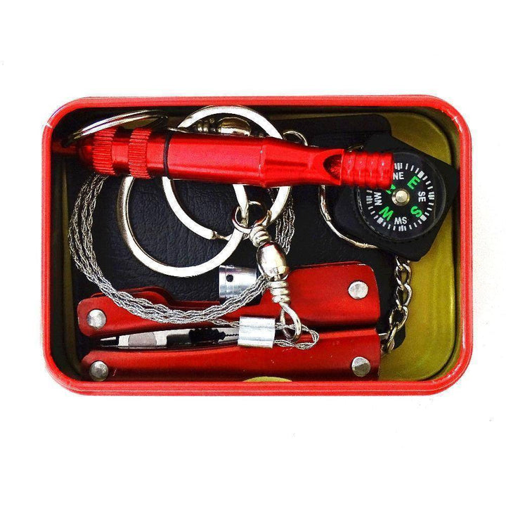 Portable SOS survival kit with 8 tools | Bowlift