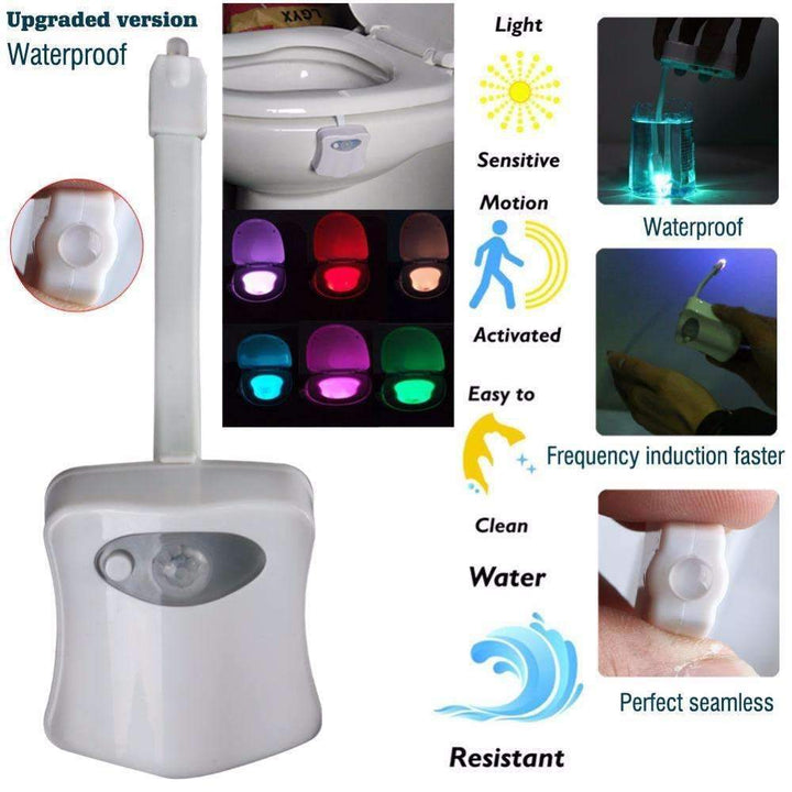 BowLift | Light Bowl - Motion Activated Toilet Bowl Light - Light Up The Way!
