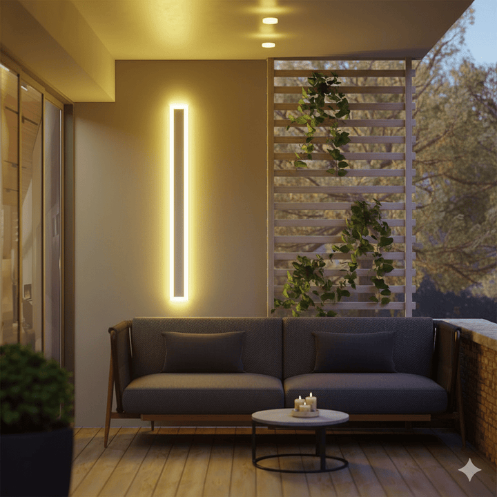 BowLift | NOCTARA – Elegant Modern Outdoor Wall Light for Garden & Balcony