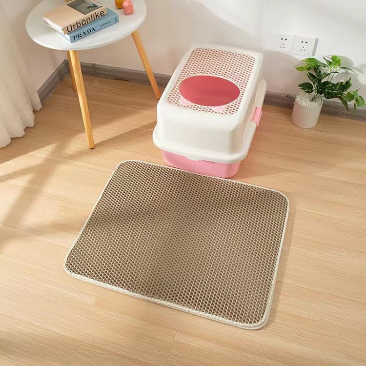 BowLift | NON-LIPPURFECT – Non-Slip Cat Litter Mat with Double-Layer Design