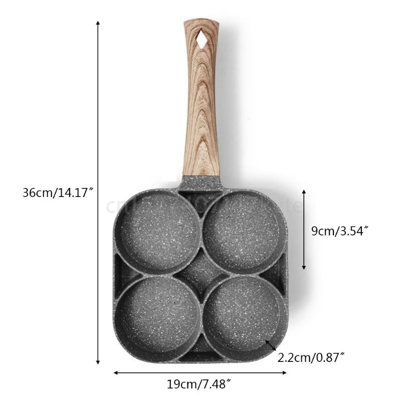 BowLift | Non Stick 4-Egg Frying Pan