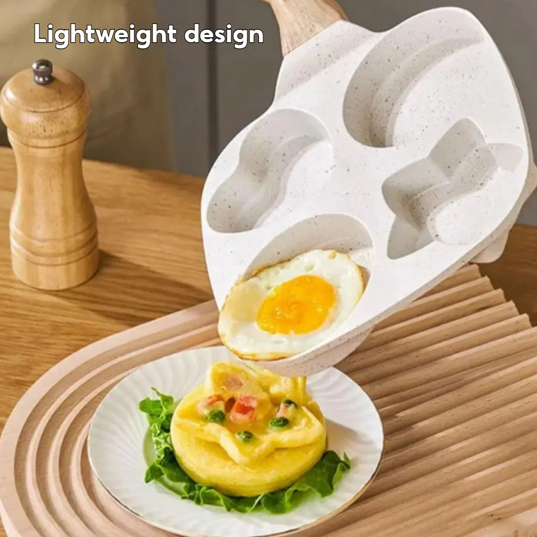 Non stick Mini Breakfast Frying Pan Medical Stone Three shapes | Bowlift