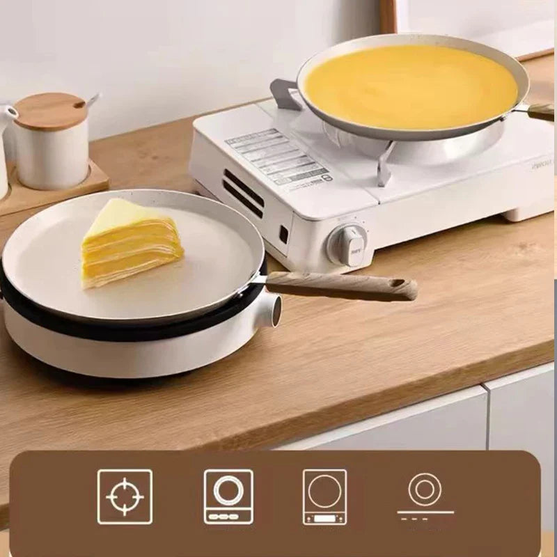 Non Stick Omelet Pan Pizza Cooking Induction Gas Stove Frying Pan | Bowlift
