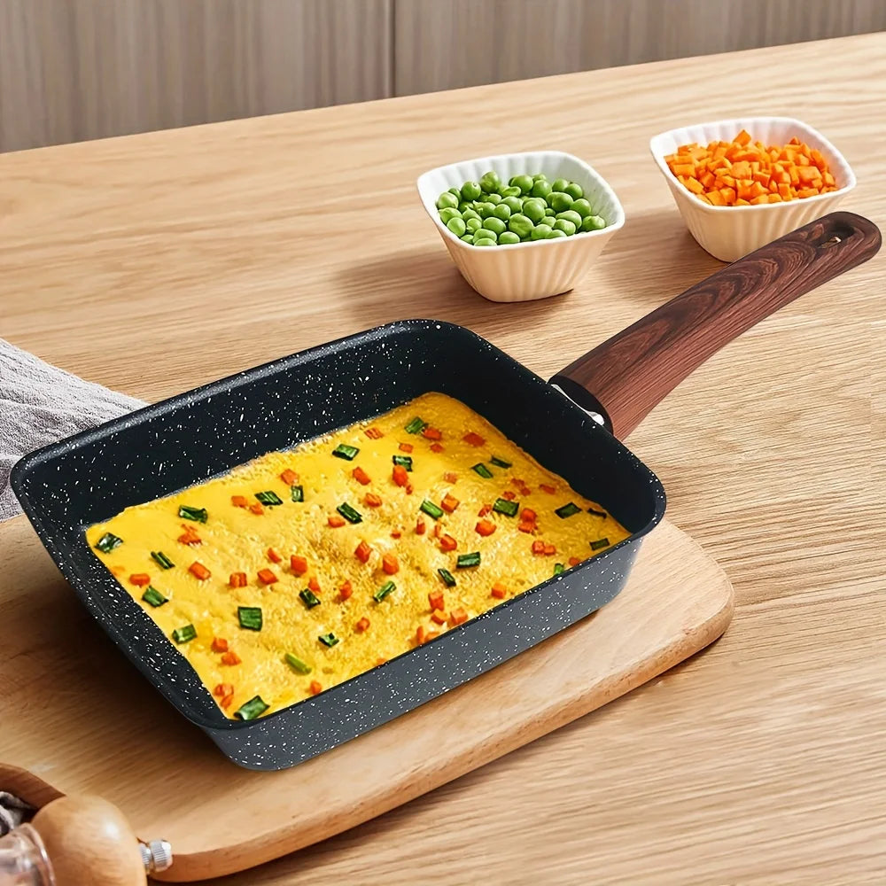 Non Stick Rectangle Frying Pan Cooking Egg Roll Cookware Kitchen Tools | Bowlift