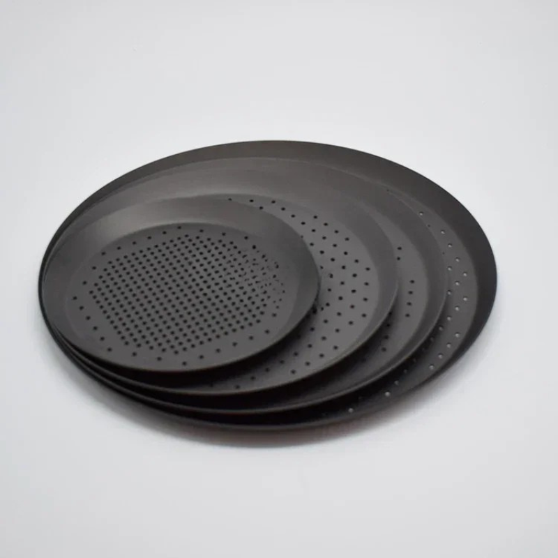 Nonstick Pizza Baking Pan Tray Plate Holder Pizza Screen Pan Metal Net | Bowlift