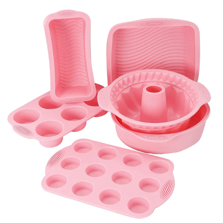 Nonstick Silicone Bakeware Cake Muffin Bread Baking Molds Accessories | Bowlift
