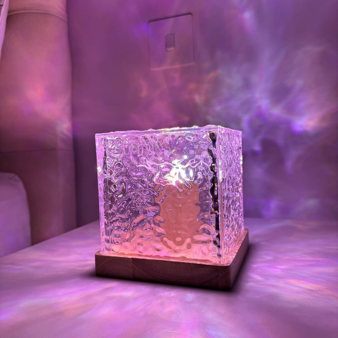BowLift | Noorderlicht Prisma Lamp - Borealis Cube