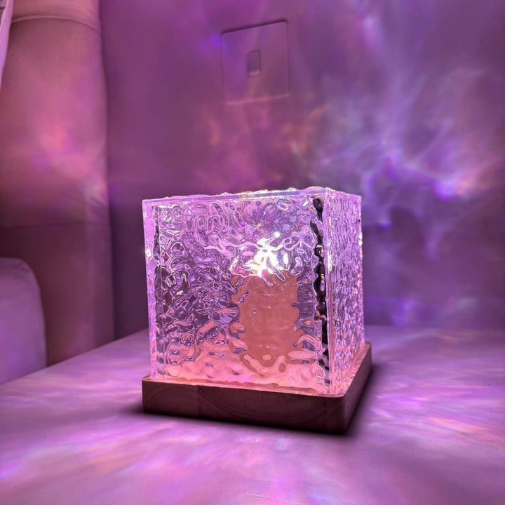 BowLift | Noorderlicht Prisma Lamp - Borealis Cube