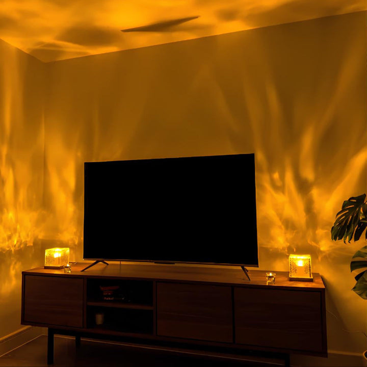 BowLift | Noorderlicht Prisma Lamp - Borealis Cube