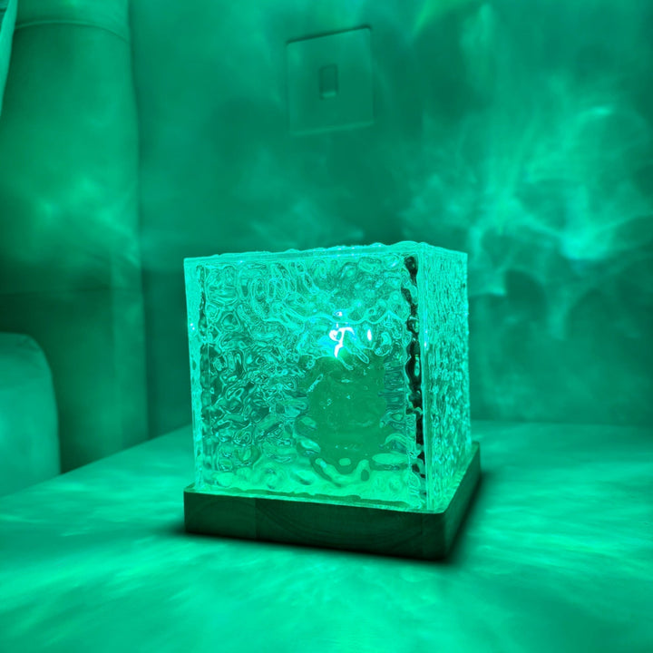 BowLift | Noorderlicht Prisma Lamp - Borealis Cube
