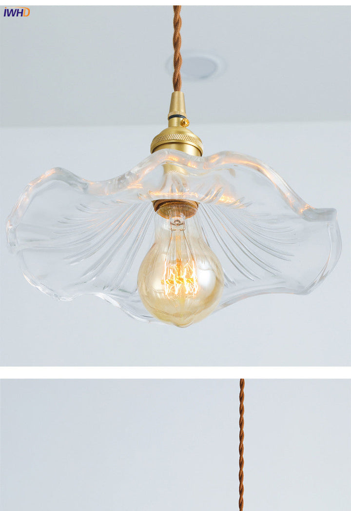 BowLift | NORDIC DESIGN LED HANGING LAMP | COLOURED GLASS & COPPER LIGHTING FOR BEDROOM, LIVING ROOM & BAR