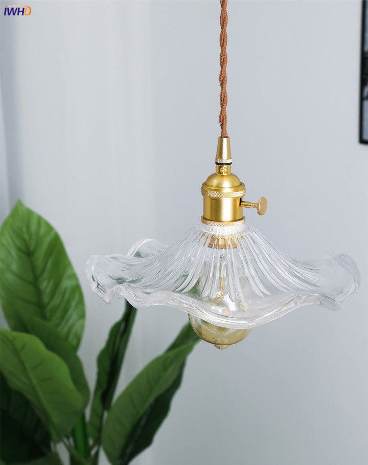 BowLift | NORDIC DESIGN LED HANGING LAMP | COLOURED GLASS & COPPER LIGHTING FOR BEDROOM, LIVING ROOM & BAR