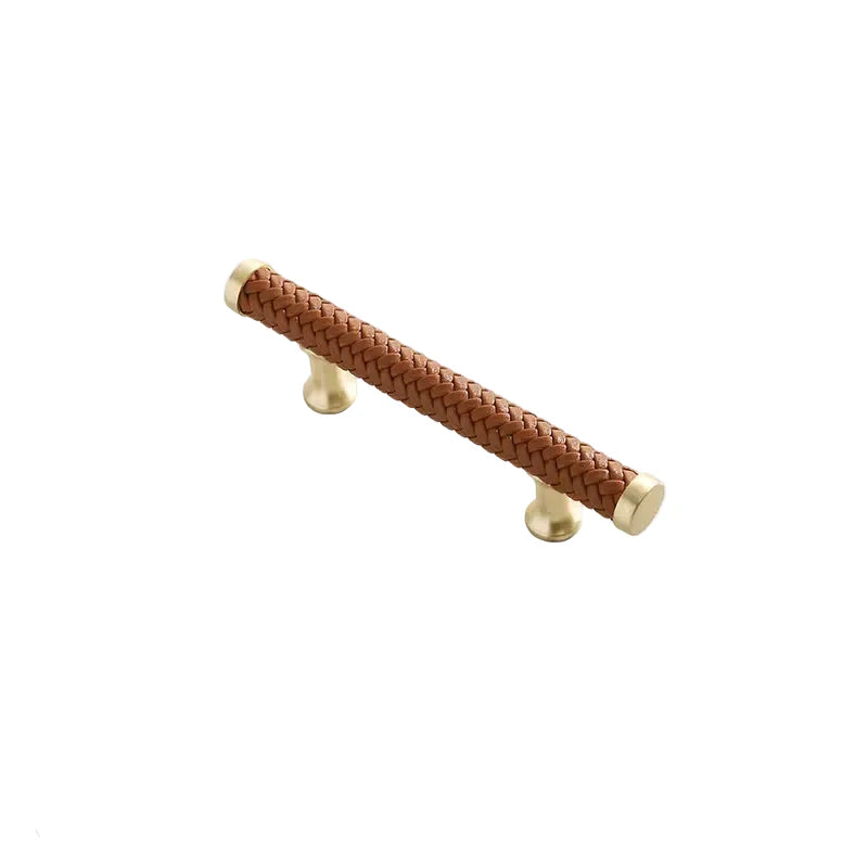 Nordic Leather Cabinet Handles Drawer Pulls for Wardrobe and Furniture | Bowlift