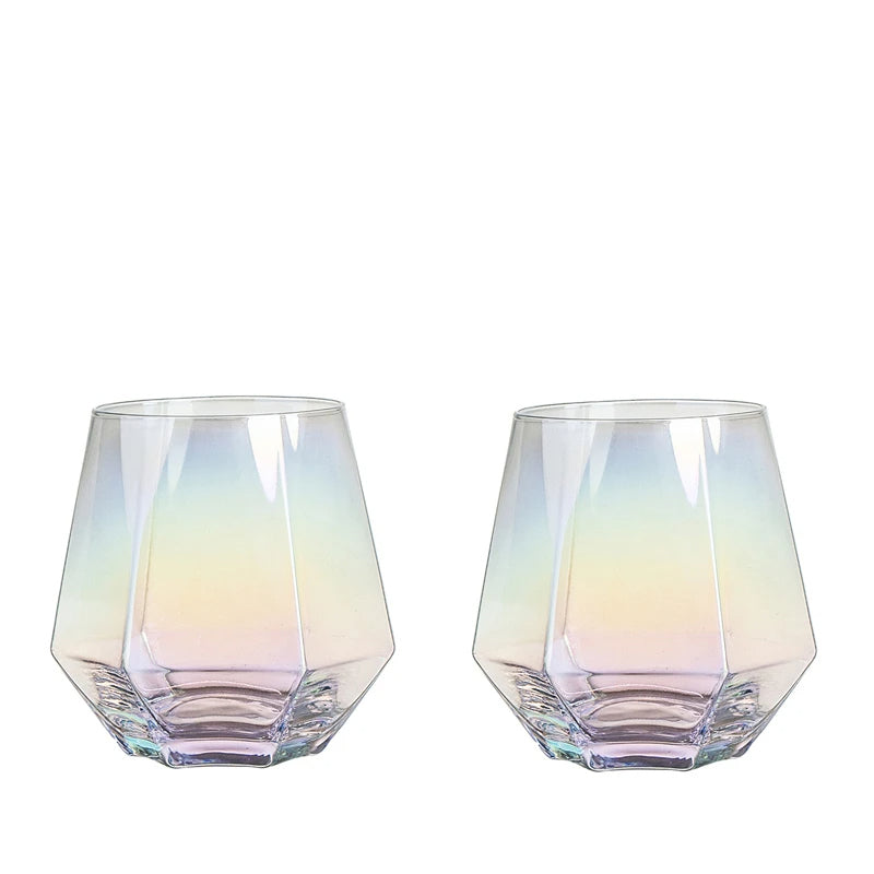 Nordic Prismatic Water Pots Glass Carafe Wooden Lid Decanter Glass | Bowlift