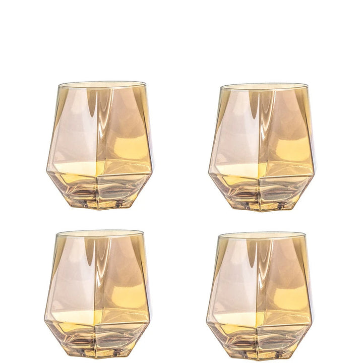 Nordic Prismatic Water Pots Glass Carafe Wooden Lid Decanter Glass | Bowlift