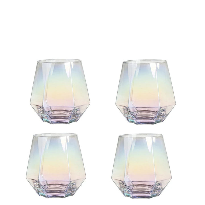 Nordic Prismatic Water Pots Glass Carafe Wooden Lid Decanter Glass | Bowlift